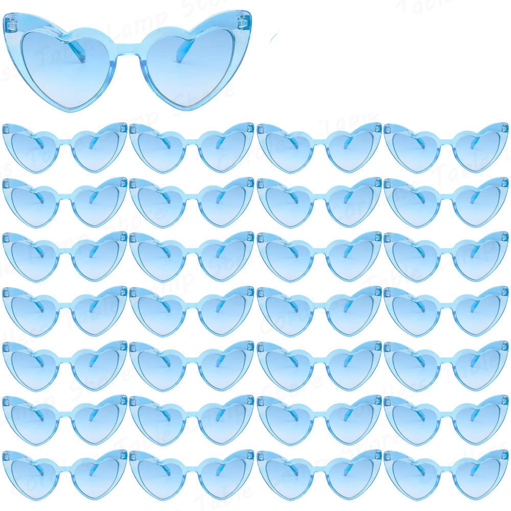 Wedding Heart Sunglasses Set - Trendy Bride and Bridesmaid Party Favors for Weddings, Hen Nights and Celebrations