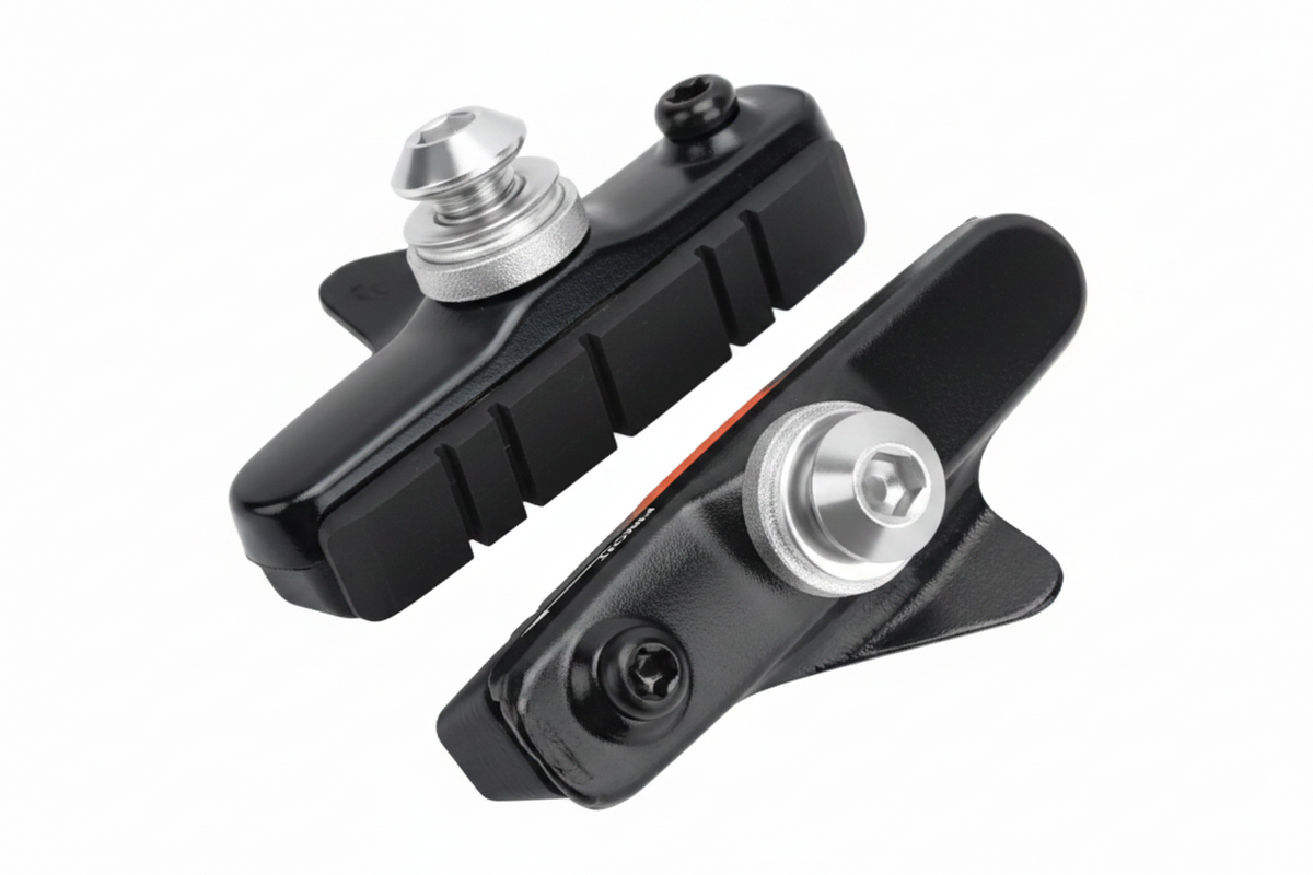 Road Bike Brake Pads – Lightweight Aluminum Alloy C Brake Shoes with Durable Rubber for Reliable Cycling Performance