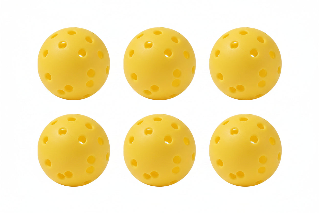 Outdoor Pickleball Balls – 40-Hole High-Performance Durable Pickleballs for Training, Practice Sessions, Recreation and Tournament Play