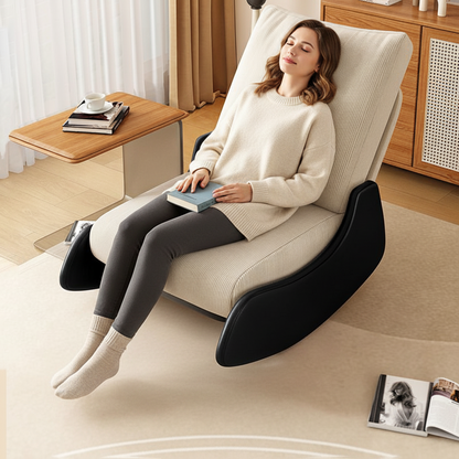 Adjustable Lazy Rocking Chair – Ergonomic Foldable Recliner for Living Rooms, Balconies and Lounges with Comfortable Resting and Relaxation Support
