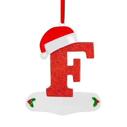 Personalized Christmas Letter Ornaments – DIY Alphabet Tree Pendants for Custom Holiday Names, Gifts and Family Decorations