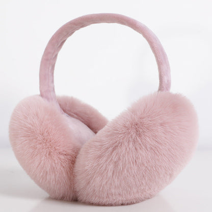 Women's Plush Winter Earmuffs – Foldable Soft Ear Warmers for Outdoor Travel, Daily Wear and Cold Weather Protection