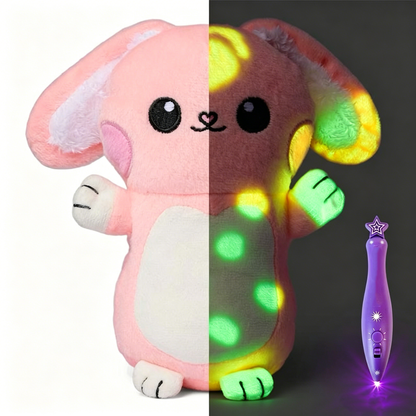 Glow-in-the-Dark Doodle Plush Toy – Luminous Drawing Doll for Creative Play, Educational Activities, Sensory Fun and Stress Relief