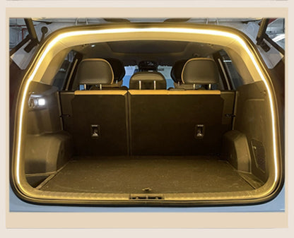 LED Car Trunk Light Strip - Automatic Sensor Tailgate Lighting for Interior Decoration, Enhanced Visibility and Stylish Ambience