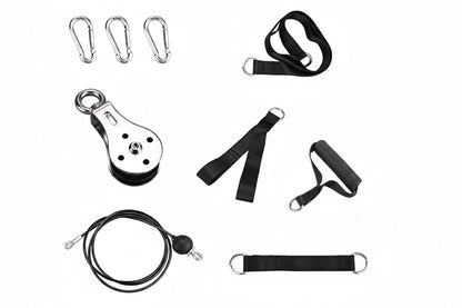 Home Gym Pulley System – Fixed Gantry Cable Block for Weight Lifting, Core Training and Full Body Resistance Workouts