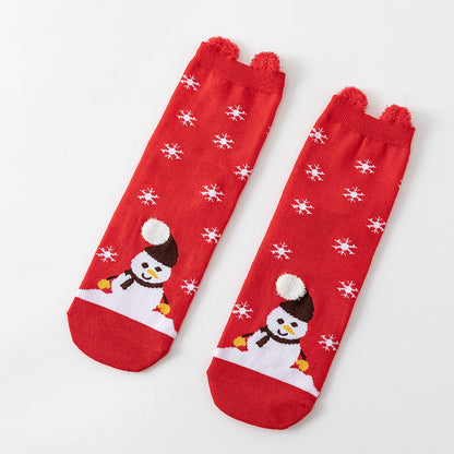 Cartoon Christmas Sock Ornaments – Festive Hanging Decorations for Christmas Trees, Gifts, Home Displays and Holiday Parties