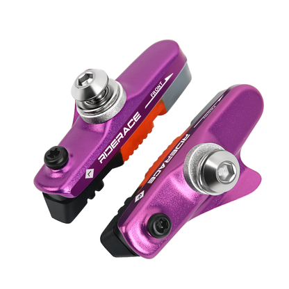 Road Bike Brake Pads – Lightweight Aluminum Alloy C Brake Shoes with Durable Rubber for Reliable Cycling Performance