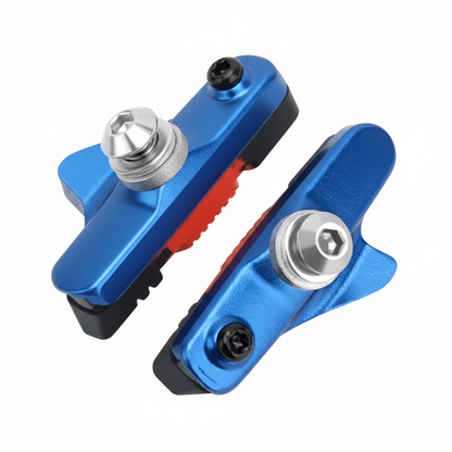 Road Bike Brake Pads – Lightweight Aluminum Alloy C Brake Shoes with Durable Rubber for Reliable Cycling Performance