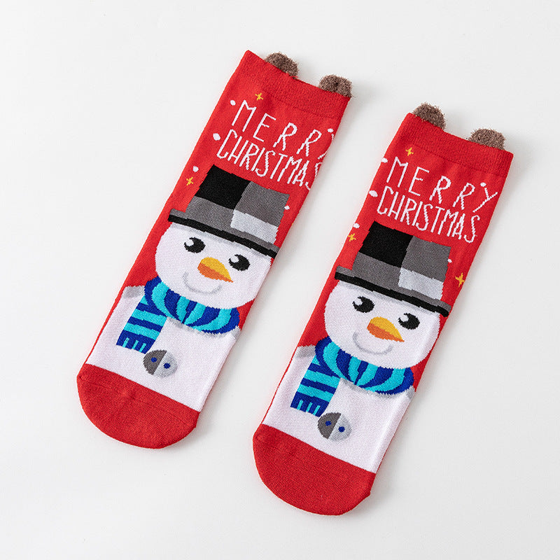 Cartoon Christmas Sock Ornaments – Festive Hanging Decorations for Christmas Trees, Gifts, Home Displays and Holiday Parties