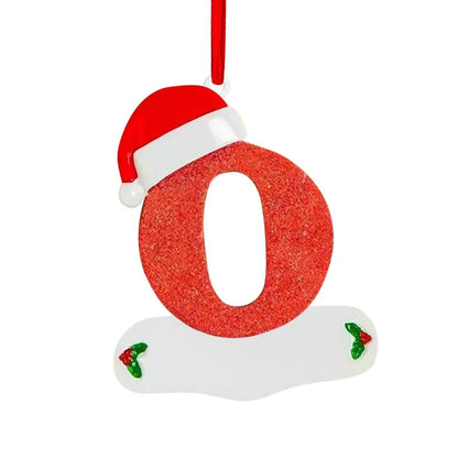 Personalized Christmas Letter Ornaments – DIY Alphabet Tree Pendants for Custom Holiday Names, Gifts and Family Decorations