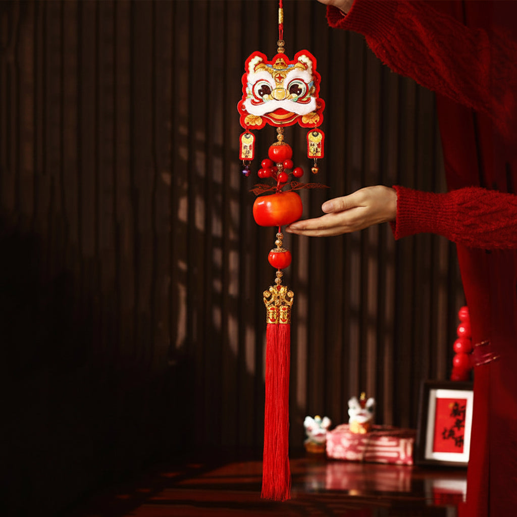 Chinese New Year Horse Hanging Decor – Spring Festival Door Pendant for Lucky Home, Office and Party Decorations
