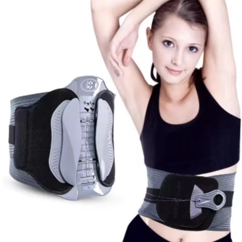 Lumbar Support Belt – Adjustable Elastic Lower Back Brace for Spinal Support, Back Pain Relief, Posture Improvement and Everyday Comfort