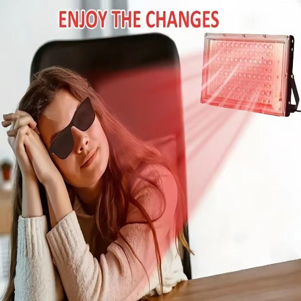 USB Red Light Therapy Lamp – 660nm 96-LED Adjustable Beauty Light for Skin Care, Relaxation, Sleep and Yoga Use