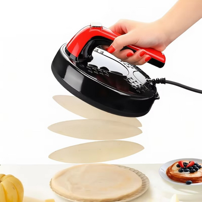 Automatic Electric Crepe Maker – Non-Stick Baking Pan for Crepes, Pancakes, Pizza, Spring Rolls and Easy Home Kitchen Cooking