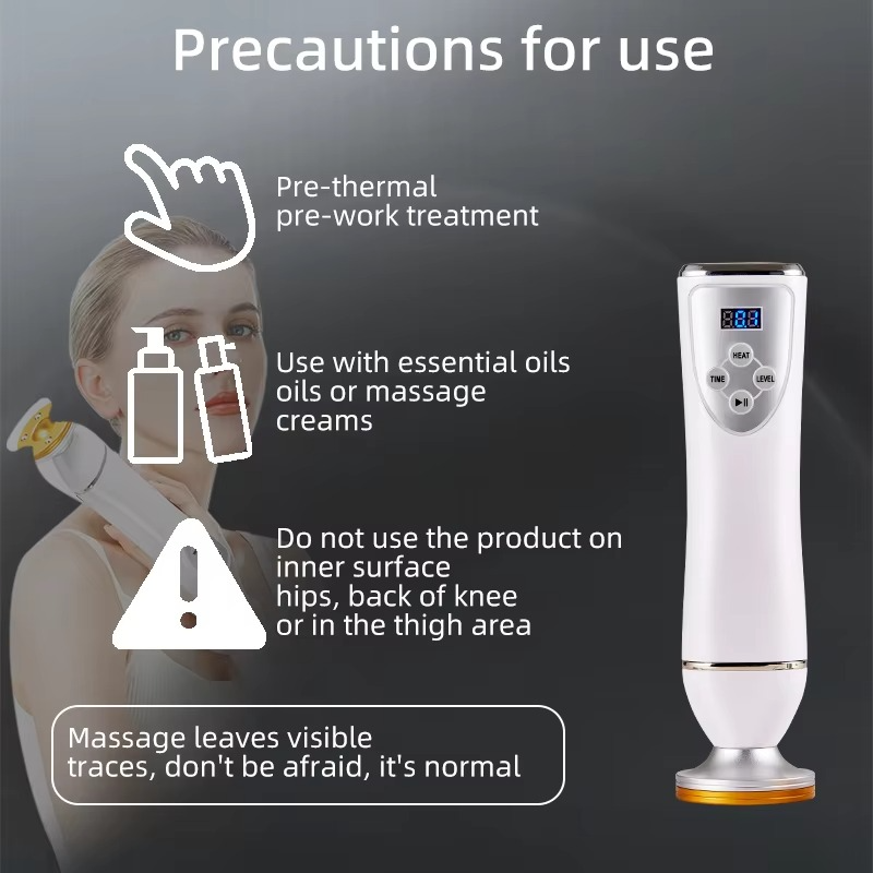 Electric Cupping Massage Device – Multifunctional Guasha Scraping Massager with Suction & Magnetic Therapy for Body Massage, Muscle Relaxation and Skin Care