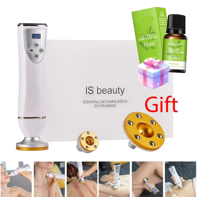 Electric Cupping Massage Device – Multifunctional Guasha Scraping Massager with Suction & Magnetic Therapy for Body Massage, Muscle Relaxation and Skin Care