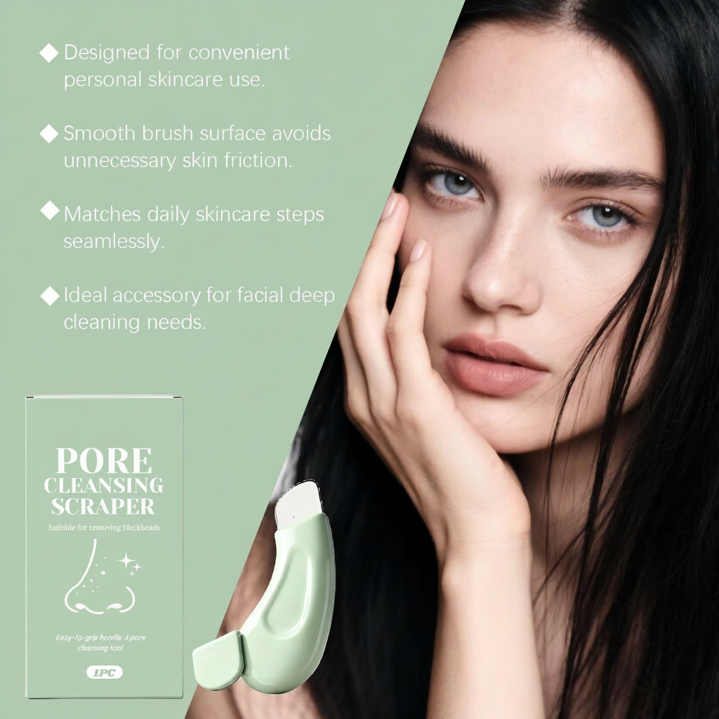 Professional Facial Skin Spatula – Ergonomic Deep Pore Cleansing Tool for Blackhead Removal, Gentle Exfoliation and Everyday Skin Care