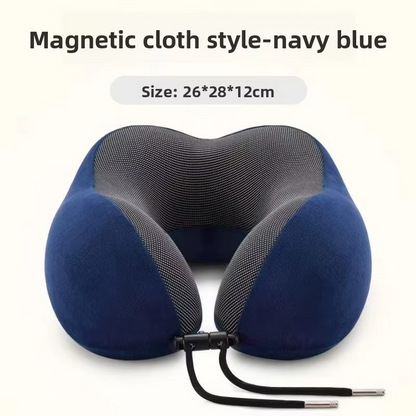 U-Shaped Memory Foam Neck Pillow – Soft Ergonomic Travel Pillow with Cervical Support for Airplanes, Sleeping, Relaxation and Neck Comfort