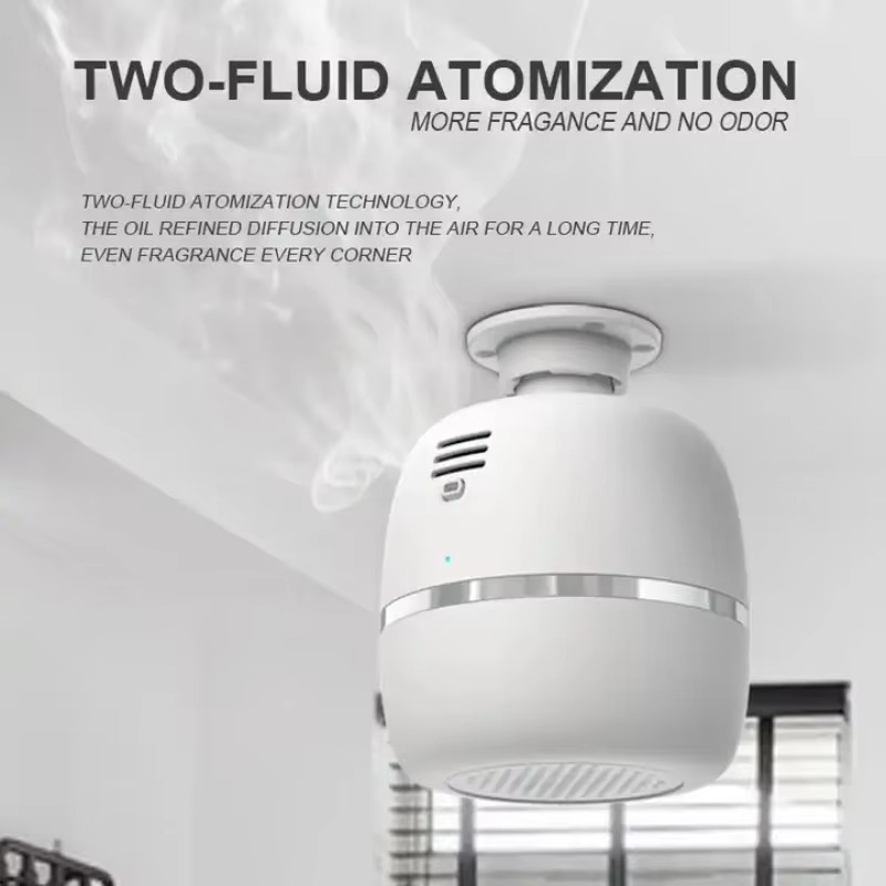 Ceiling Aroma Diffuser – Smart Fragrance Diffuser with Auto Timer and Up to 1000m³ Coverage for Hotels, Homes, Offices and Commercial Spaces