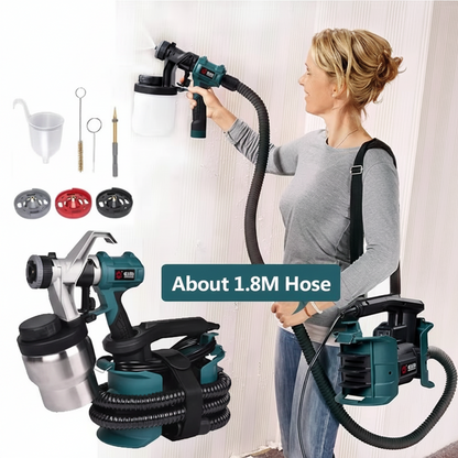 Electric Paint Sprayer – 900ml High-Power 800W  Spray Gun with Easy-Clean Design for Home Interior, Exterior, Furniture and DIY Painting