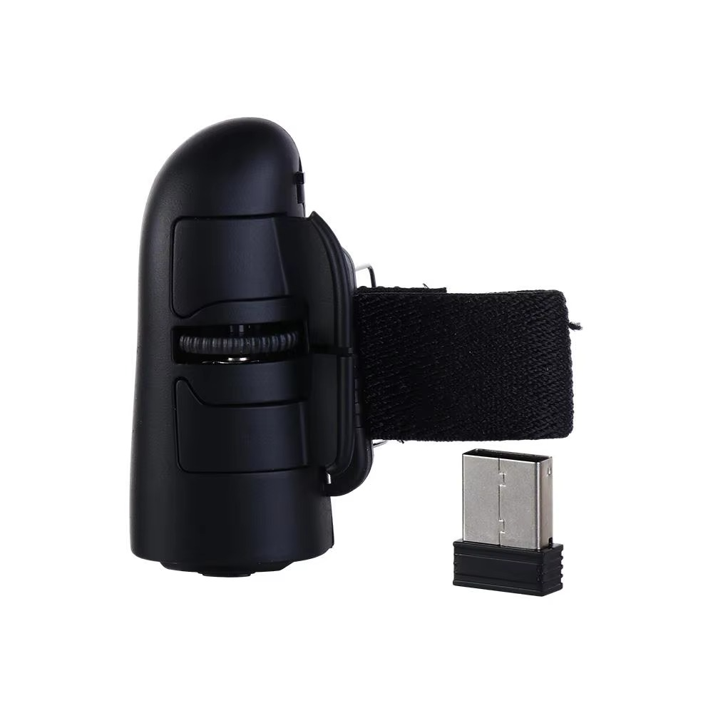 Wireless Finger Ring Mouse – 2.4GHz 1600 DPI Mini Optical Ring Mouse for Laptop, Tablet, PC, Presentations, Travel and Remote Control
