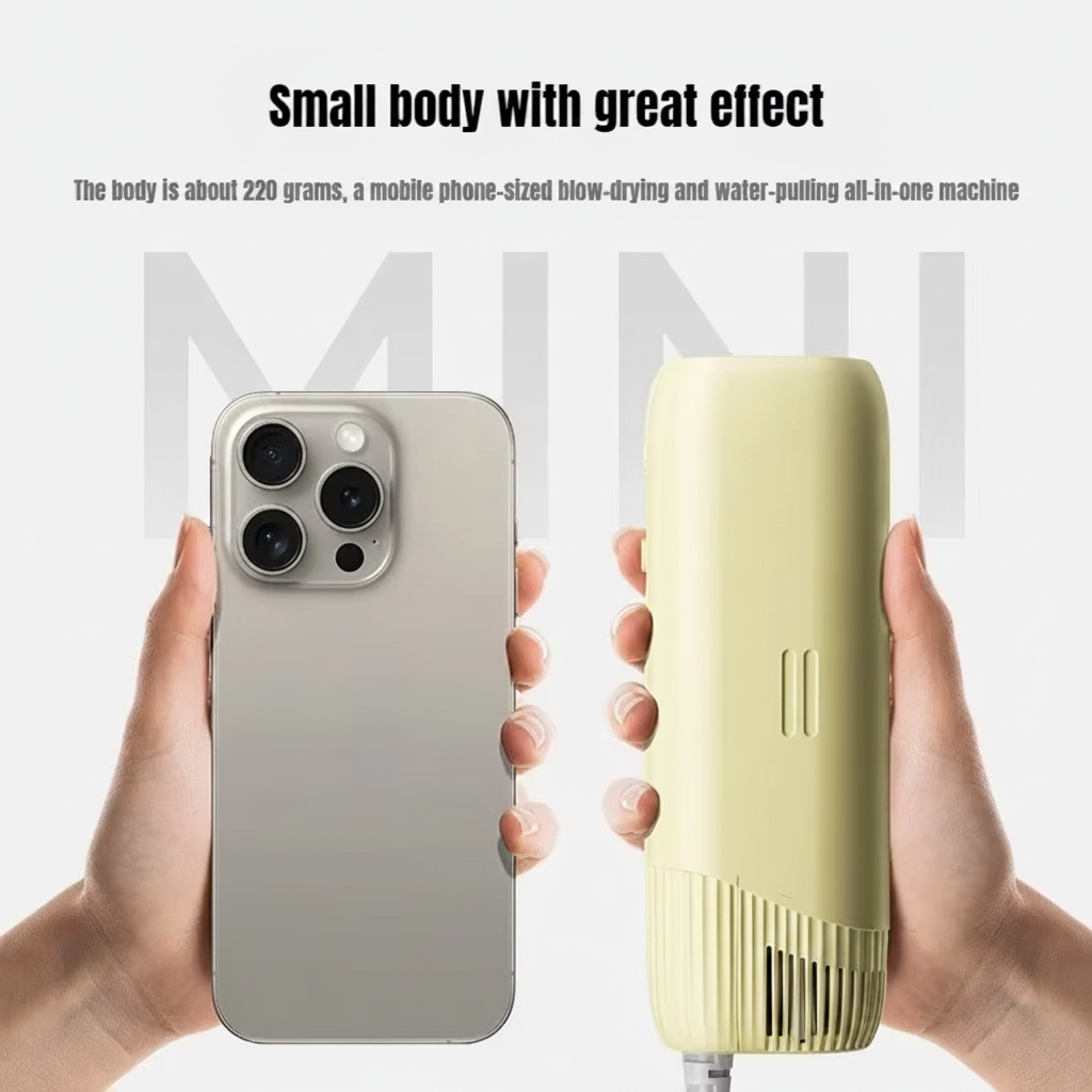 Fast-Dry Pet Dryer – 2-in-1 Negative Ion Hanging Neck & Handheld Hair Dryer for Cats and Dogs, Grooming, Bathing and Styling
