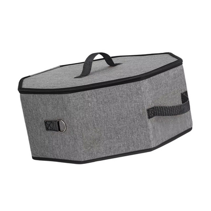 Fabric Hat Storage Box with Lid – Large Capacity Dustproof Hat Organizer for Baseball Caps, Wide Brim Hats, Closet Storage and Travel