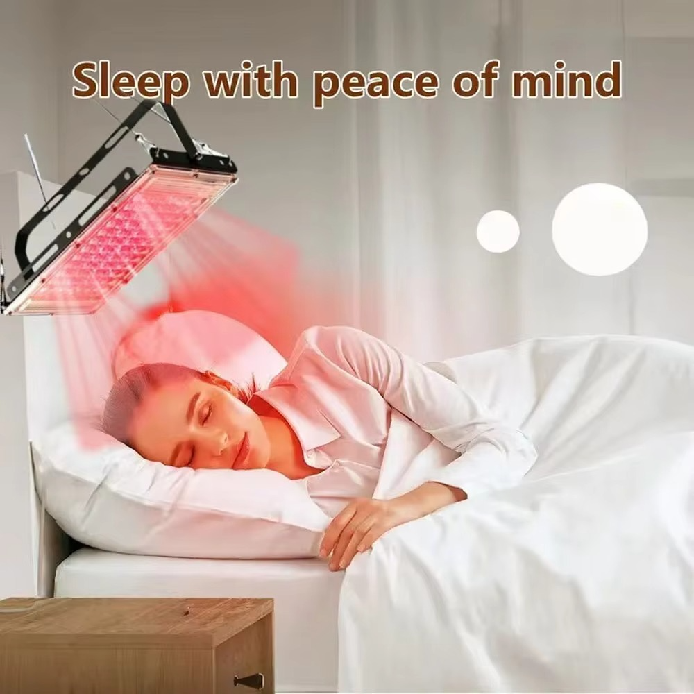 USB Red Light Therapy Lamp – 660nm 96-LED Adjustable Beauty Light for Skin Care, Relaxation, Sleep and Yoga Use