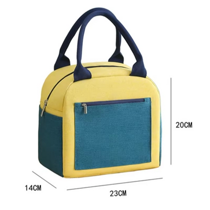 Portable Insulated Lunch Bag – Large Capacity Thermal Lunch Tote with Leak-Resistant Design for Work, School, Picnic, Travel and Food Storage