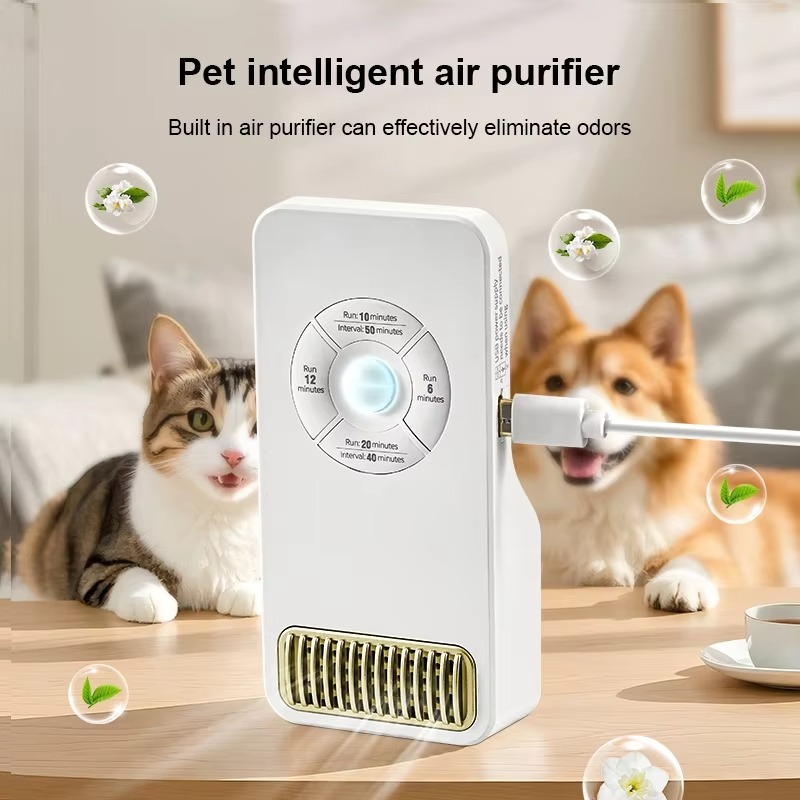 Smart Home Air Purifier – High-Power USB Plug-In Air Cleaner with Built-In Sensor, Automatic Operation and Maintenance-Free Design