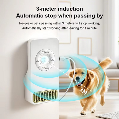 Smart Home Air Purifier – High-Power USB Plug-In Air Cleaner with Built-In Sensor, Automatic Operation and Maintenance-Free Design