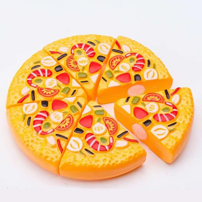 Kids Pretend Kitchen Food Set – Simulated Cutting Play Food Toys for Object Recognition, Role Play, Early Learning and Birthday Gifts