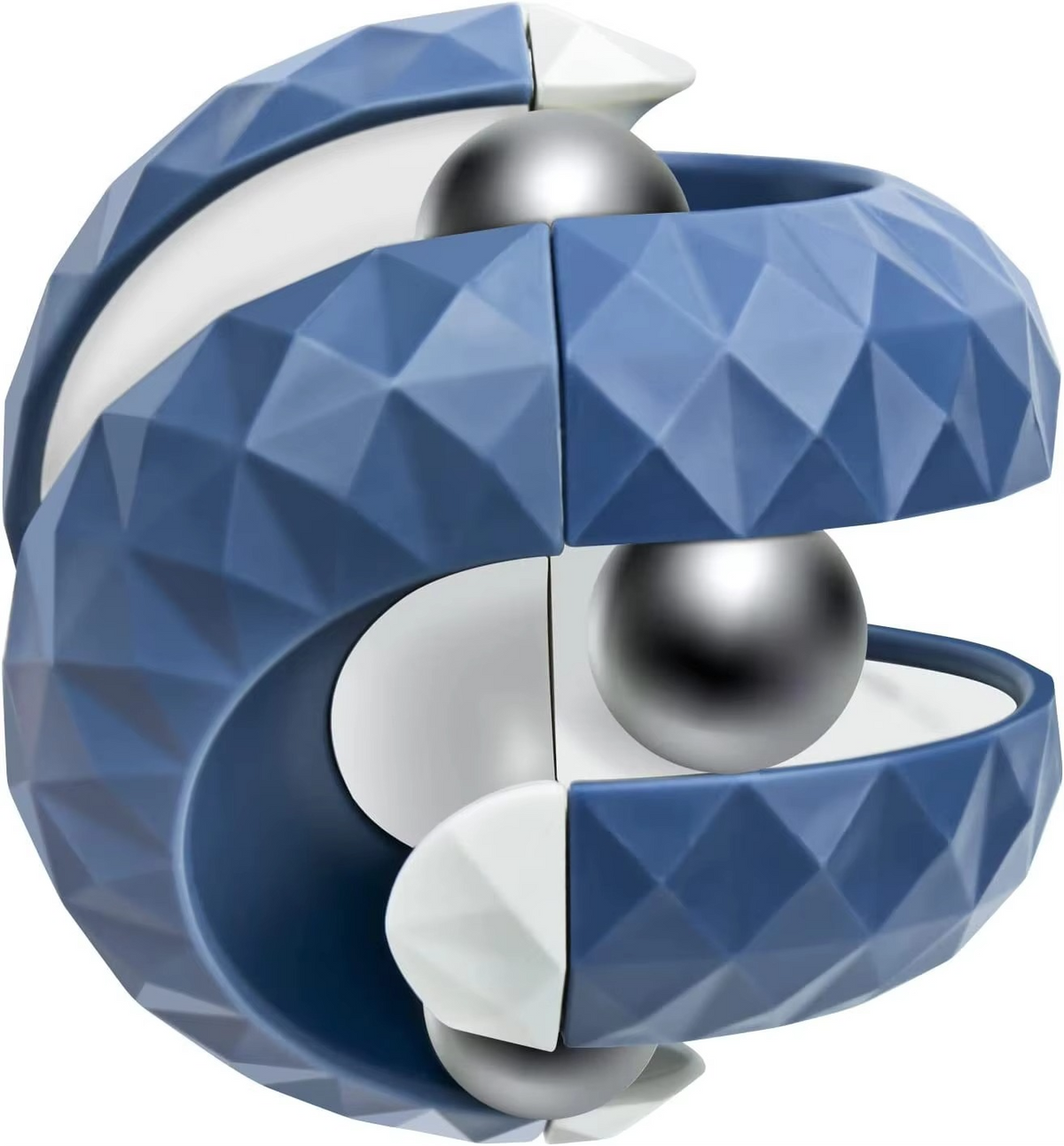 Track Ball Sensory Fidget Cube – Infinite Flip Decompression Toy with Rolling Ball for Stress Relief, Focus, Finger Play and Sensory Stimulation
