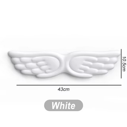 Angel Wing Memory Foam Keyboard & Mouse Wrist Rest Set – Ergonomic Non-Slip Wrist Support Pad for Office, PC, Laptop and Comfortable Typing