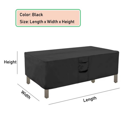 Heavy-Duty Outdoor Furniture Cover – Waterproof, Windproof & UV-Resistant Patio Cover for Sofas, Tables and Chairs, Protection Against Rain and Snow