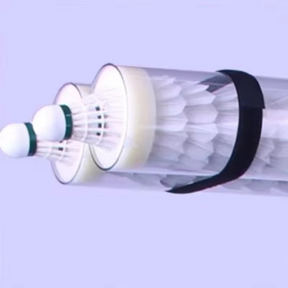 Portable Badminton Shuttlecock Feeder – Large-Capacity Shuttle Serving Tube for Efficient Badminton Training, Solo Practice and Professional Coaching Sessions