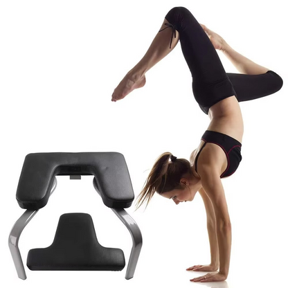 Yoga Multifunctional Inversion Chair – Assisted Headstand Stool for Safe Upside-Down Yoga, Core Strength, Flexibility Training and Home Fitness