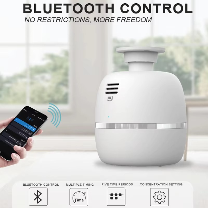 Ceiling Aroma Diffuser – Smart Fragrance Diffuser with Auto Timer and Up to 1000m³ Coverage for Hotels, Homes, Offices and Commercial Spaces