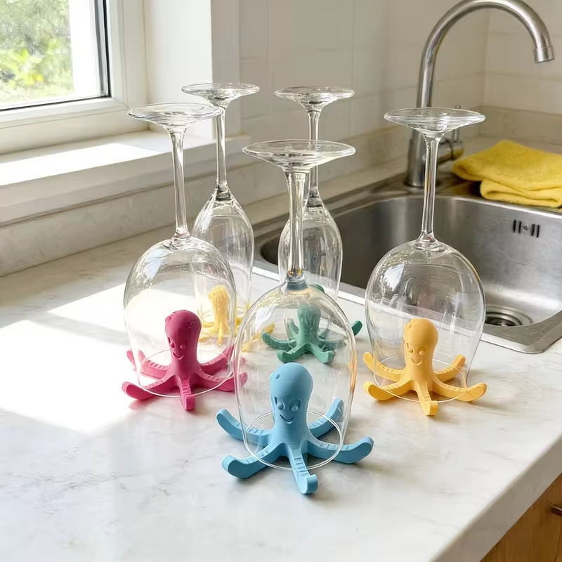 Universal Water Bottle Drying Rack – 2-Pack Space-Saving Bottle Stand with Fast Airflow Ventilation for Efficient Drying and Countertop Organization