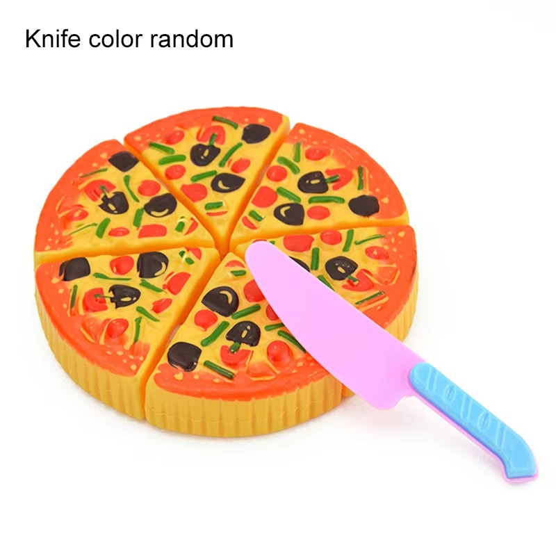 Kids Pretend Kitchen Food Set – Simulated Cutting Play Food Toys for Object Recognition, Role Play, Early Learning and Birthday Gifts