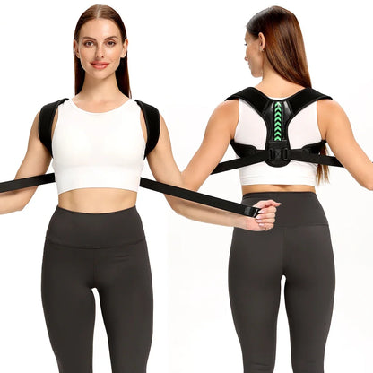 Adjustable Posture Corrector Belt – Upper Back, Shoulder and Clavicle Support Brace for Spine Alignment, Neck Relief and Everyday Posture Improvement