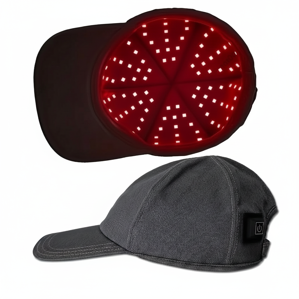 LED Red Light Therapy Hair Cap – 96/108 LED Scalp Care Cap with 3 Adjustable Modes for Hair Growth Support and At-Home Treatment