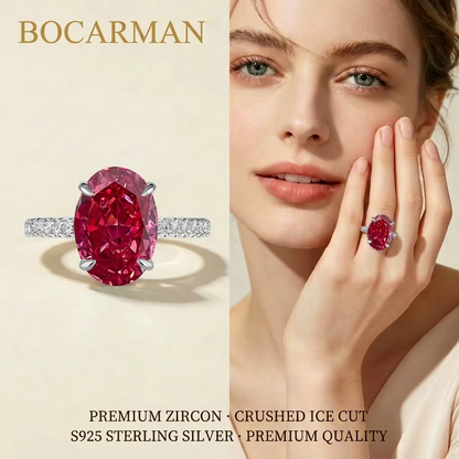Silver Tanzanite Ring – Mint Green Oval Tanzanite with Ice-Cut Zircon Accents for Women, Elegant Jewelry, Special Occasions and Gifts