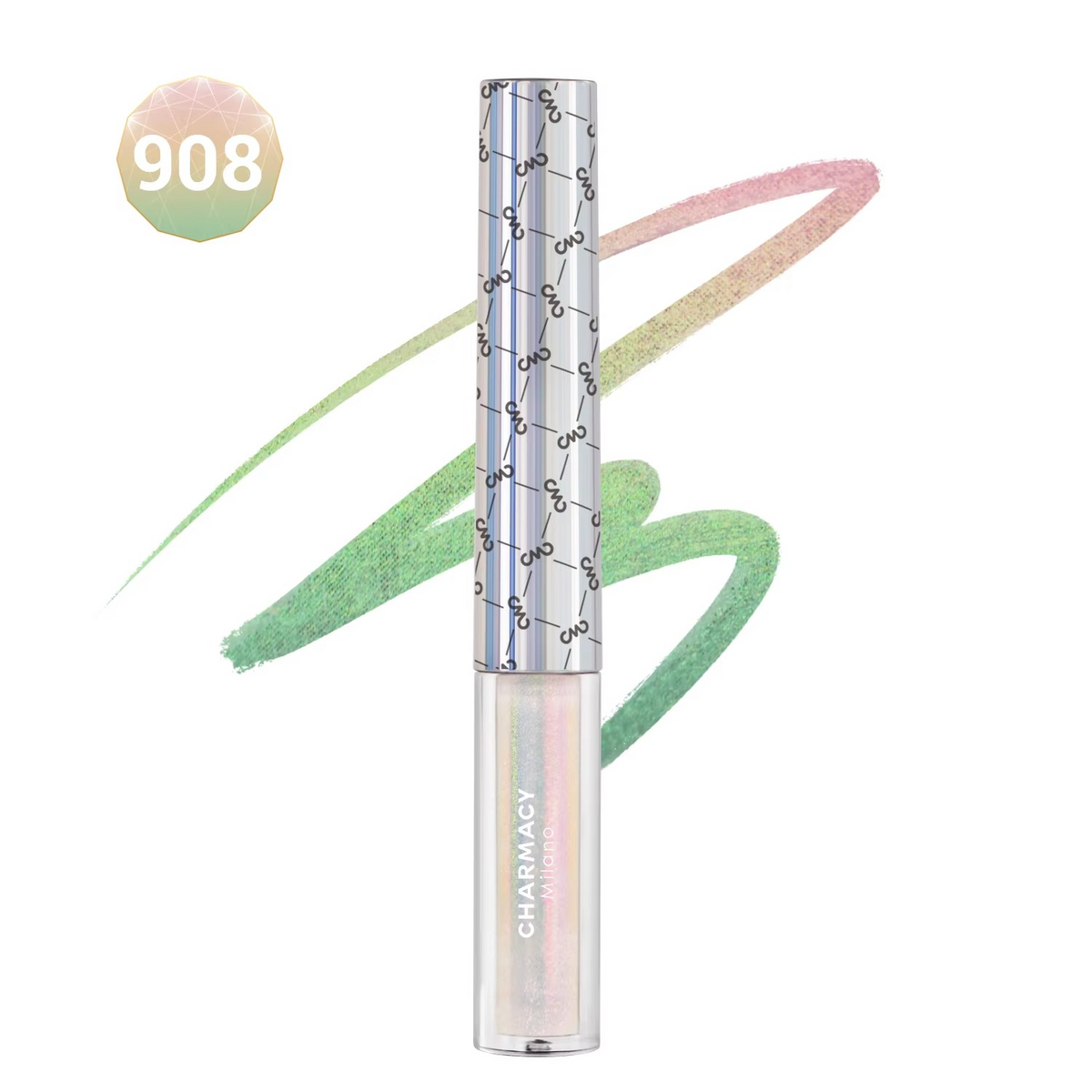 Duochrome Glitter Liquid Eyeliner – Waterproof Smudge-Proof Eye Liner with Ultra-Fine Tip for Long-Lasting Shimmer Makeup