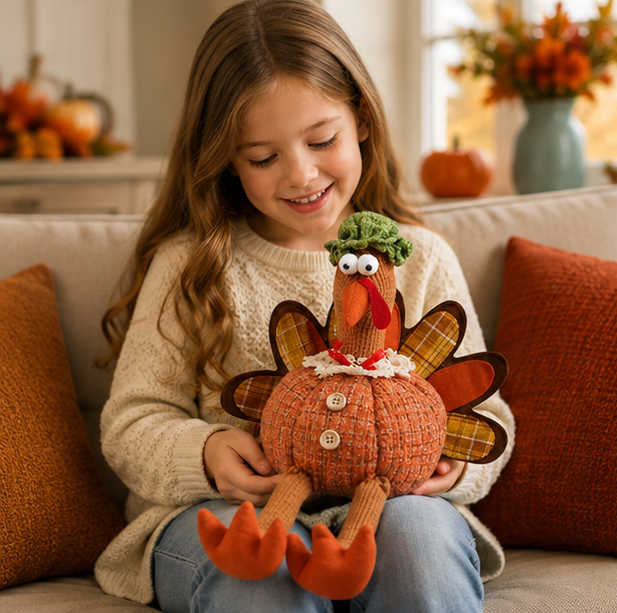 Thanksgiving Turkey Hanging Decoration – Festive Autumn Harvest Dangling Ornament for Seasonal Home, Porch and Fall Holiday Displays