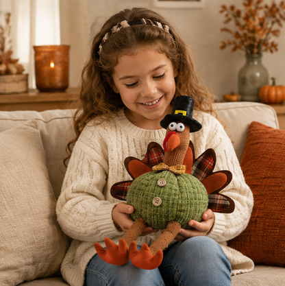 Thanksgiving Turkey Hanging Decoration – Festive Autumn Harvest Dangling Ornament for Seasonal Home, Porch and Fall Holiday Displays