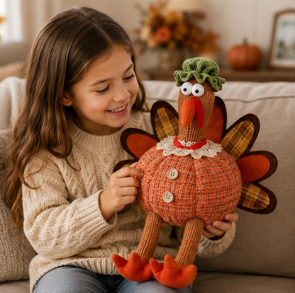 Thanksgiving Turkey Hanging Decoration – Festive Autumn Harvest Dangling Ornament for Seasonal Home, Porch and Fall Holiday Displays