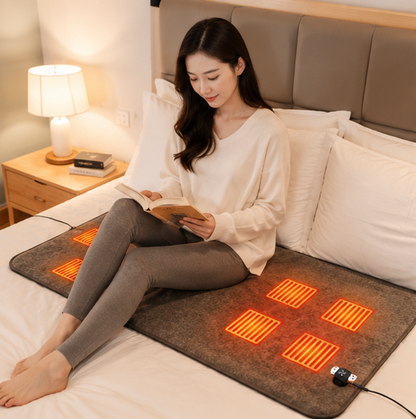 USB Heated Mattress Pad - Portable Washable Electric Heating Mat for Bedroom, Office and Outdoor Use