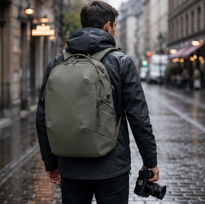 Waterproof Camera Backpack – DSLR Drone Travel Bag with Laptop Storage and Tripod Holder
