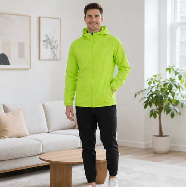 Waterproof Hiking Jacket - Lightweight Windproof Outdoor Raincoat for Men and Women, Camping, Climbing and Travel Adventures